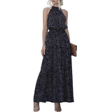 Beth Dutton Bohemian Dress Summer Spring Midi Dresses Summer Waist-Controlled Lace-up Long Dress