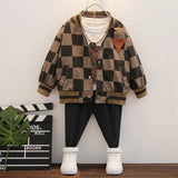 Toddler Boys Jackets Children's Clothing Boys' Coat Autumn Baseball Uniform Casual