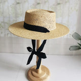 Straw Hat Sun Hat Women's Breathable Straw Sun Protection Wide Brim Top Hat