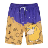 Men and Women Pokemon Pikachu Pant Shorts Cropped Beach Pants Casual