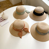 Straw Hat Beach Straw Hat Sun Protection Bow Large Hat