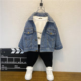 Toddler Boys Jackets Boys Autumn Wear Denim Jacket