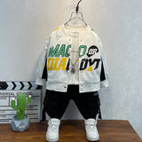 Toddler Boys Jackets Boys' Coat Spring and Autumn Children's Baseball Uniform