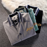 Corduroy Patch Jacket Corduroy Jacket Men's Jacket Loose