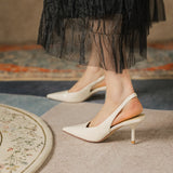 Nude Wide Fit Block Heels Stiletto Sandals