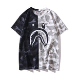 Bape T Shirt Short Sleeve Men and Women Loose-Fitting Casual T-shirt