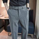 Men Trousers Casual Suit Pants