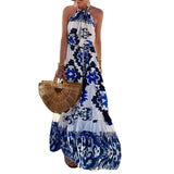Women Bohemian Dress Printed Spring Summer Women's Wear Sexy Dress