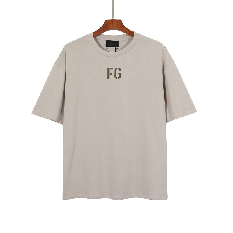 Fog T Shirt Tops Summer Printed Men and Women Short Sleeve Fear Of God