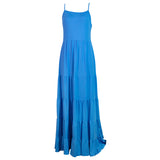 Women Dress Loose Solid Color Suspender Dress