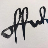 Off White Long Sleeve Round Neck Sweater Letter Crew Neck Pullover Sweatshirt