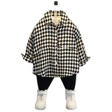 Toddler Boys Sweater Boys' Plaid Shirt Baby Autumn Clothing