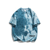 Men T Shirt Summer Casual Tops Men's Clothing Summer Fashion Brand Tie-Dyed Street Fashion Loose round Neck Half Sleeve