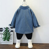 Toddler Boys Sweater Boys Soft Denim Shirt Kids' Overcoat