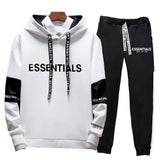 Fear Of God Fog Essentials Hoodie & Sweatpant 2 Piece Set For Men And Women