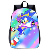 Sonic Backpack Sonic Schoolbag for Elementary School Students