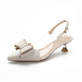 Nude Block Heel Sandals