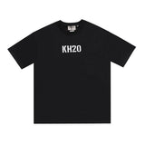 Fog Tops Summer Retro Avatar Short Sleeve Tshirt Men and Women Loose Half Sleeve Fear Of God