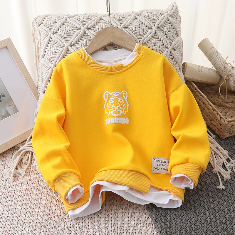 Children Hoodie Sweatshirts Boy's Hoody Spring and Autumn Leisure T-shirt