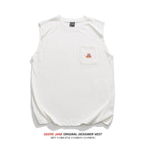 Men Vest Exercise Sleeveless Vest T-shirt Men's Summer