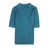 Men Short Sleeve T-Shirt Striped Short Sleeve Polo Shirt