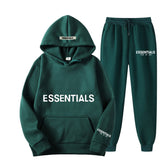 Fear Of God Fog Essentials Hoodie & Sweatpant 2 Piece Set For Men And Women