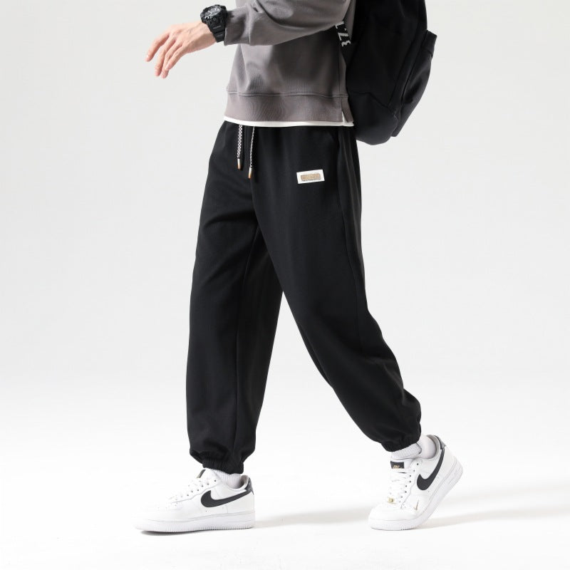 Men Sweatpants Men Autumn and Winter Sports Loose Casual Trousers