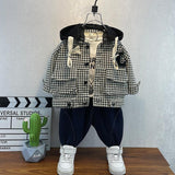 Toddler Boys Jackets Boy Hooded Coat Spring and Autumn Clothing