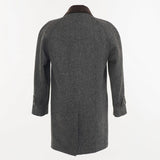 John Dutton Jacket Autumn and Winter Woolen Coat Men's Solid Color Mid-Length Trench Coat Coat