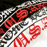 CHH Chrome Heart T Shirt Spring/Summer Red Sanskrit Letter Printed round Neck Short Sleeve T-shirt for Men and Women