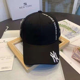 Yankee Baseball Cap Gold Embroidered Baseball Cap Men's and Women's Sun Hat