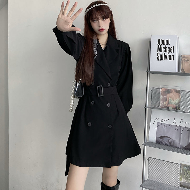 Gothic Lolita Harajuku Style Clothing Autumn Suit Dress Long Blazer