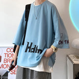 Men's T-Shirt Summer Men's Large Size Short Sleeve T-shirt