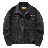 Denim Shirts Denim Jacket Men's Loose Spring and Autumn Tops