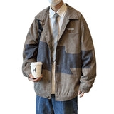 Corduroy Patch Jacket Coat Jacket Men's Spring and Autumn