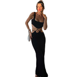 Music Festivals Rave Outfits Dress Backless Slim Fit Sheath Dress