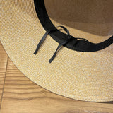 Straw Hat Foldable Straw Hat Women's Summer Beach Vacation Sun Hat