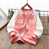 Children Baseball Jacket Baseball Uniform Fall Jacket Casual