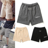 Kanye Shorts Fog Reflective Lettered Casual Shorts Summer Loose Large Size Shorts