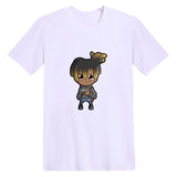 Juice WRLD T Shirt Cartoon Juice WRLD Printed Week T-shirt Cute Style