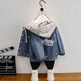 Toddler Boys Jackets Boys Autumn Wear Denim Jacket