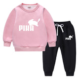 Children Pokemon Pikachu Hoodie & Pant Set Fleece Lined Padded Warm Keeping Winter Clothes Sweatershirt Suit