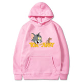 Tom and Jerry Hoodie Casual Fashionable Student Sweater