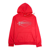 Thrasher Hoodie Sweater Flower Autumn and Winter Men's Clothing Solid Color Hoodie
