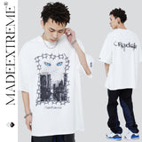 Blackair T Shirt Summer Short Sleeve Black Printed T-shirt