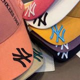 Yankee Baseball Cap Gold Embroidered Baseball Cap Men's and Women's Sun Hat