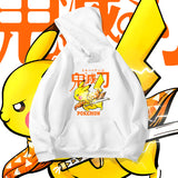 Men and Women Pokemon Pikachu Hoodie Anime Hooded Sweater