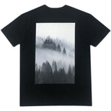 Fog Essentials Tshirts Fear Of God Fog Multiline Essentials Forest Print Short-Sleeved T-shirt for Men and Women