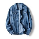 Men's Shirts Casual Striped Jacket