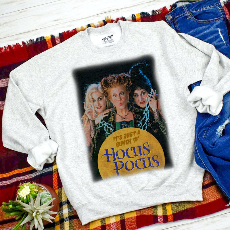 Halloween Costumes Witch It Is Just a Pumpkin Printed Crew Neck Sweatshirt Female